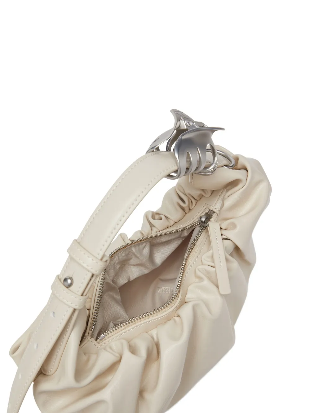 Diesel Kleine Grab-D schoudertas Beige