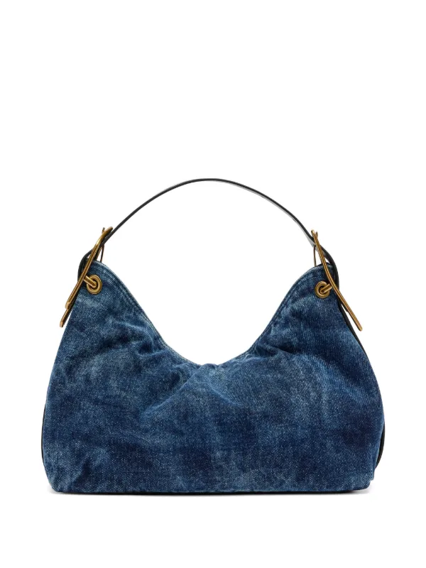 Diesel D-Line デニムショルダーバッグ | ブルー | FARFETCH JP