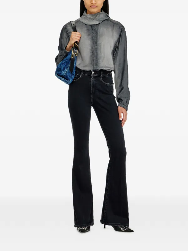 Diesel D-Line デニムショルダーバッグ | ブルー | FARFETCH JP
