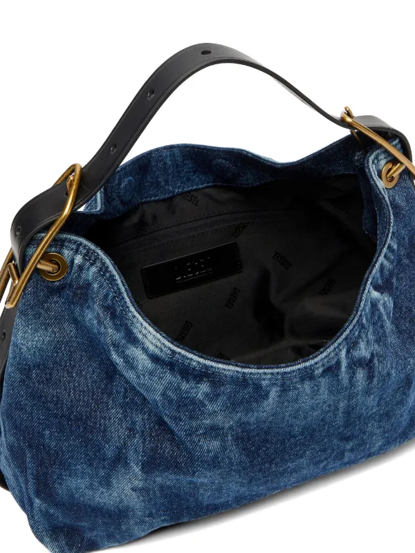 Diesel D-Line デニムショルダーバッグ | ブルー | FARFETCH JP