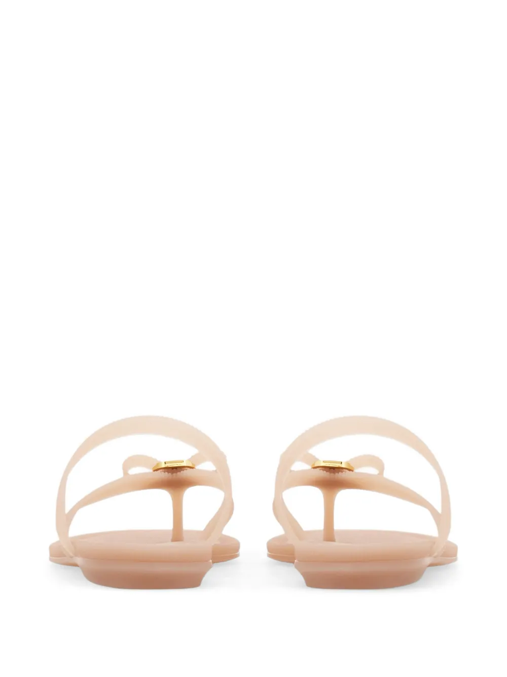 Ferragamo Vara bow jelly thong sandals Roze