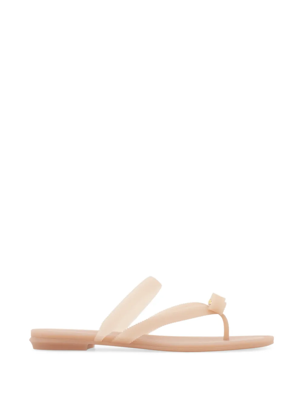 Ferragamo Vara bow jelly thong sandals Roze