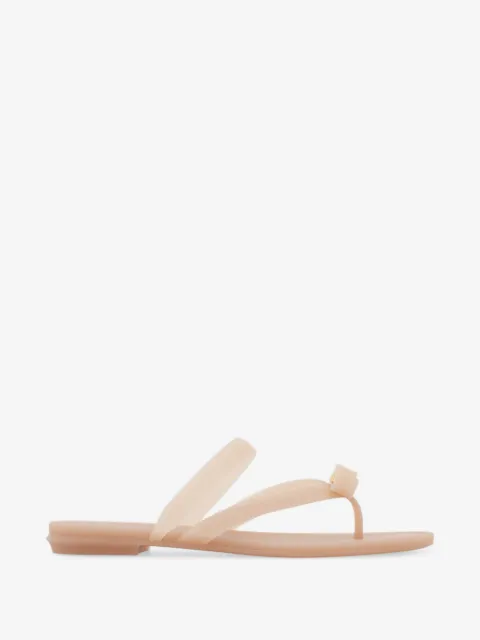 Ferragamo Vara bow jelly thong sandals