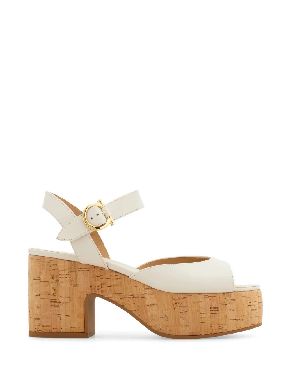 Ferragamo platform sandals - Weiß