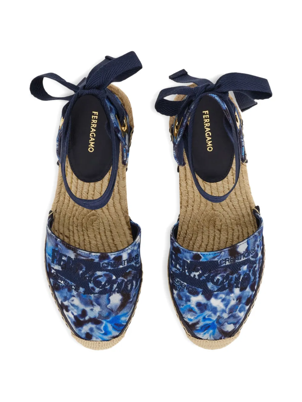 Ferragamo Carantion espadrilles Blauw
