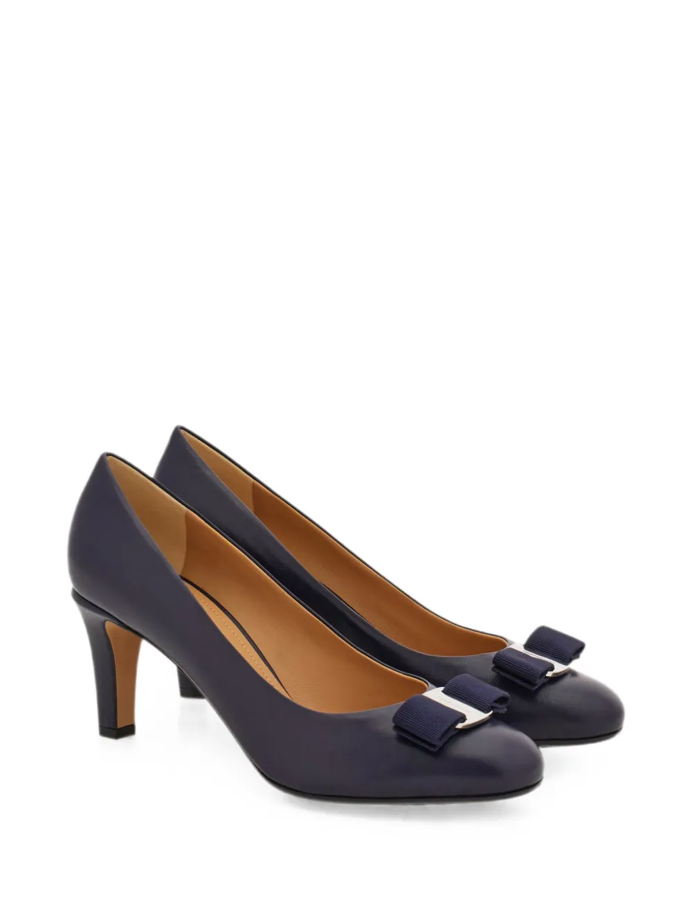 Ferragamo Vara bow pumps Blauw