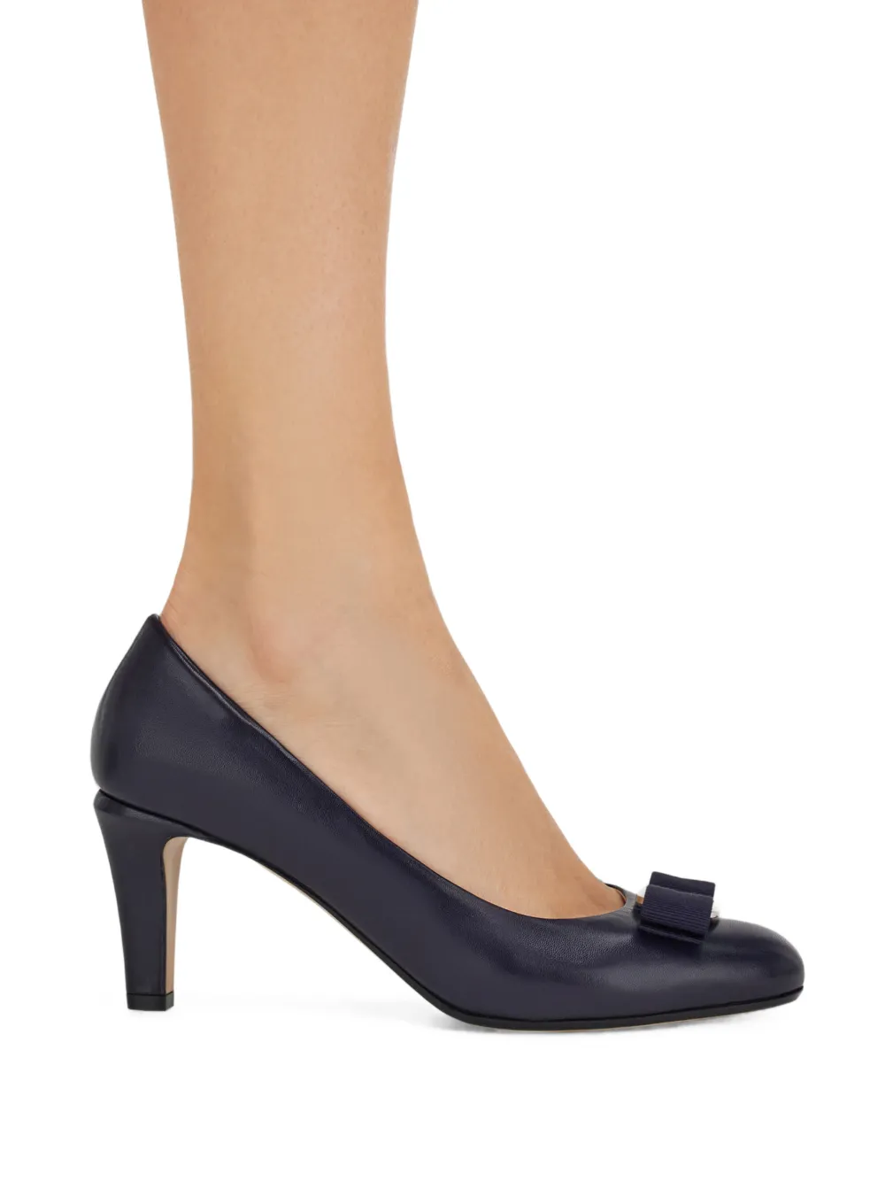 Ferragamo Vara pumps met strik Blauw