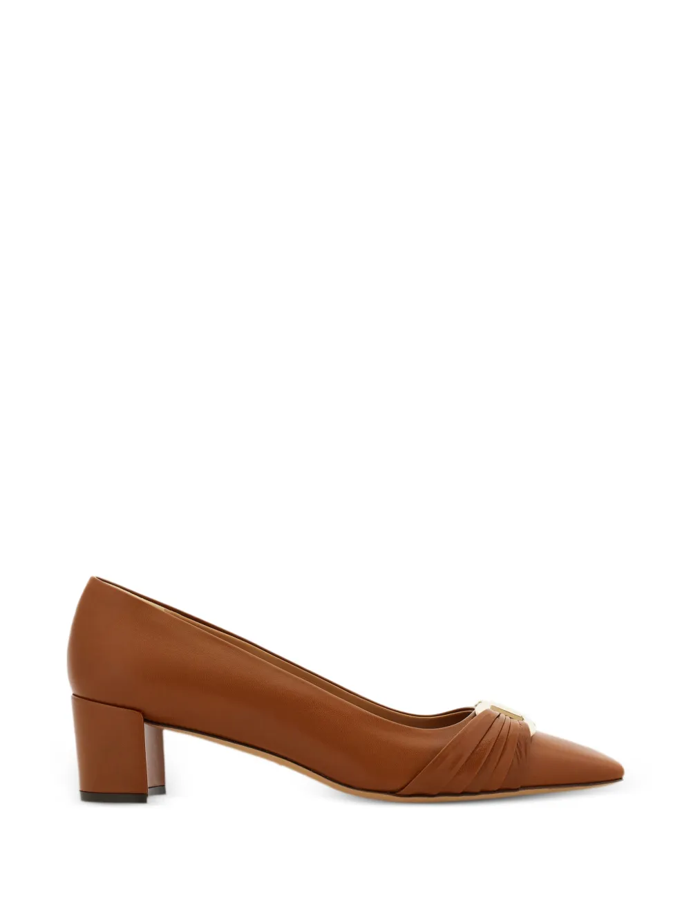 Ferragamo Gancini ornament pumps Bruin