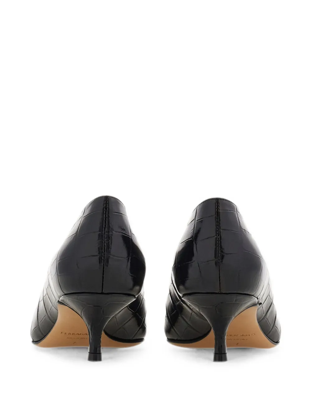 Ferragamo Maxi Gancini pumps Zwart
