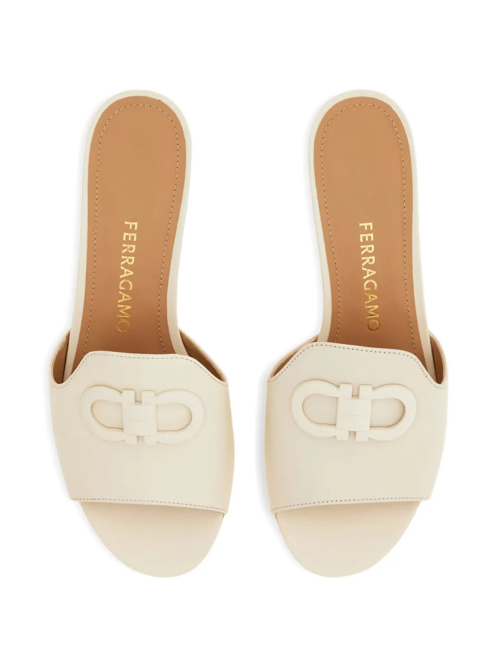 Ferragamo Gancini ornament slides Wit