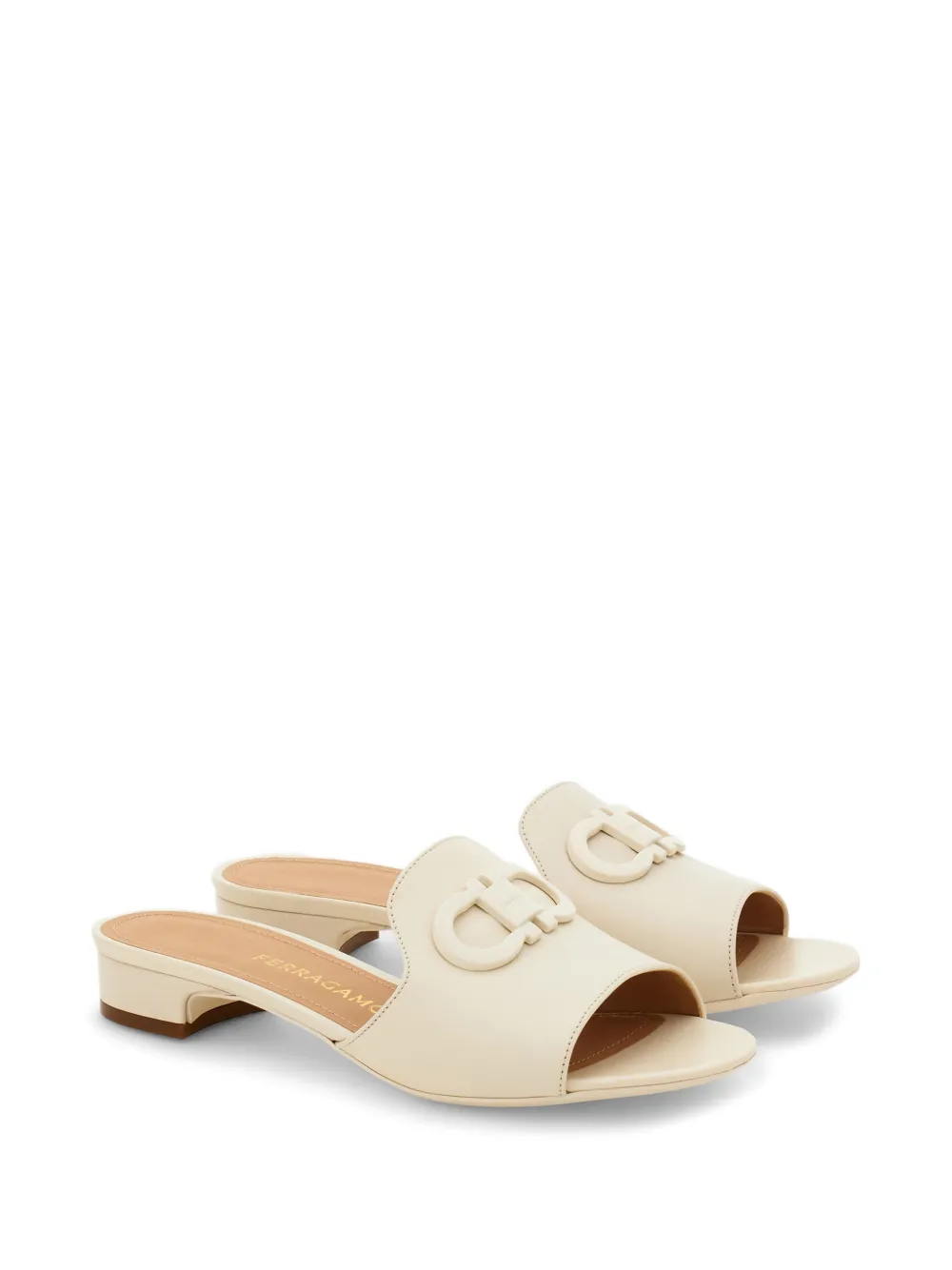 Ferragamo Gancini ornament slides Wit