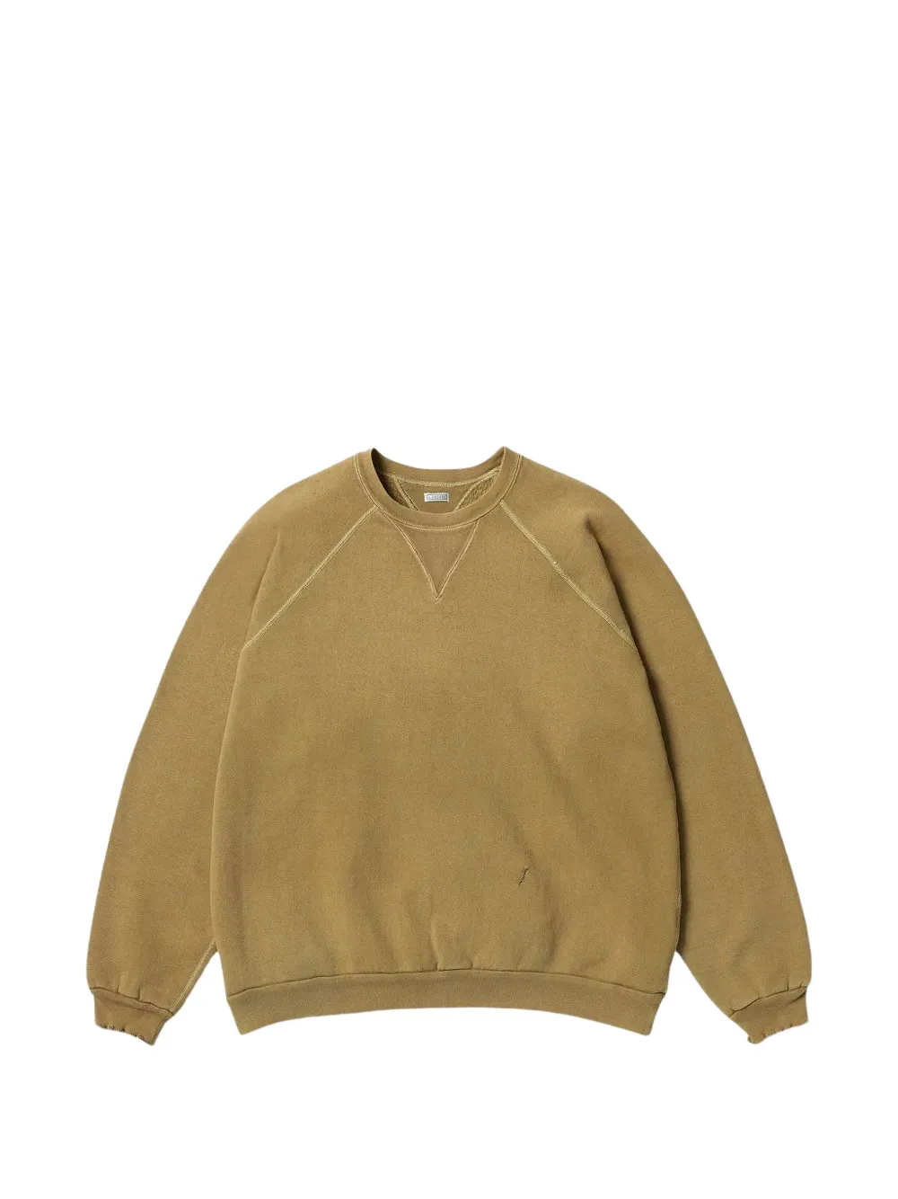 A.PRESSE raglan-sleeve crew-neck sweatshirt - Oro