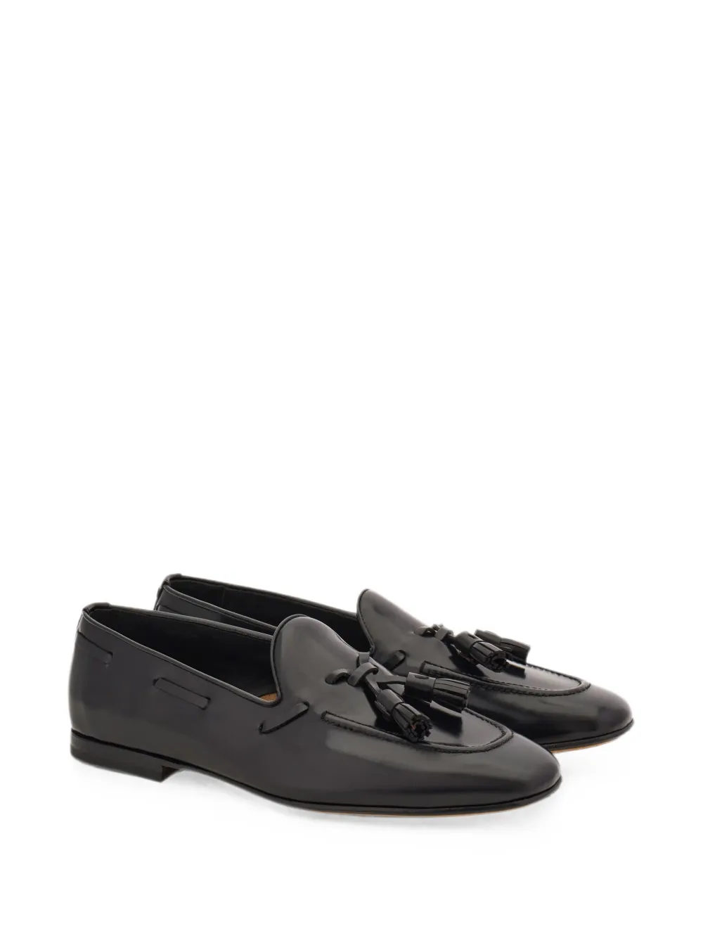 Ferragamo tassel loafers Zwart