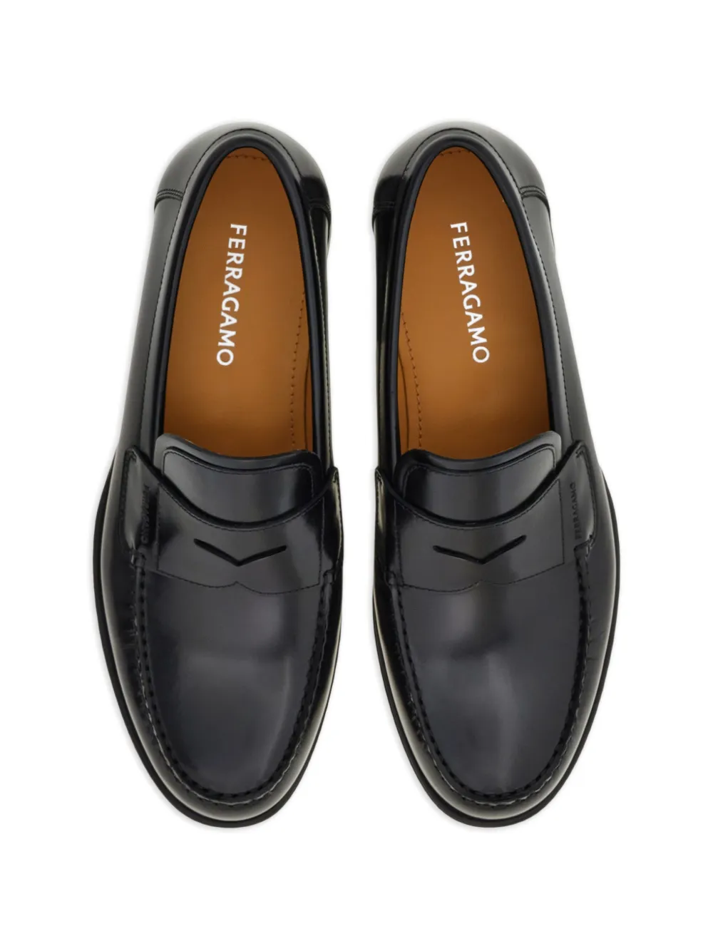  Ferragamo Mocasines Penny - Negro 
