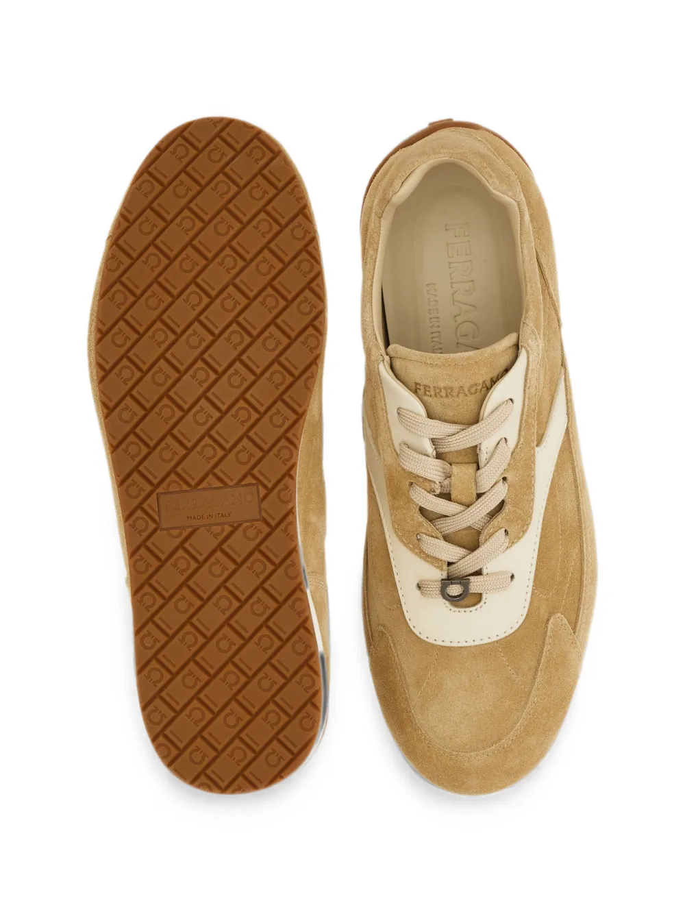 Ferragamo low top sneakers Beige
