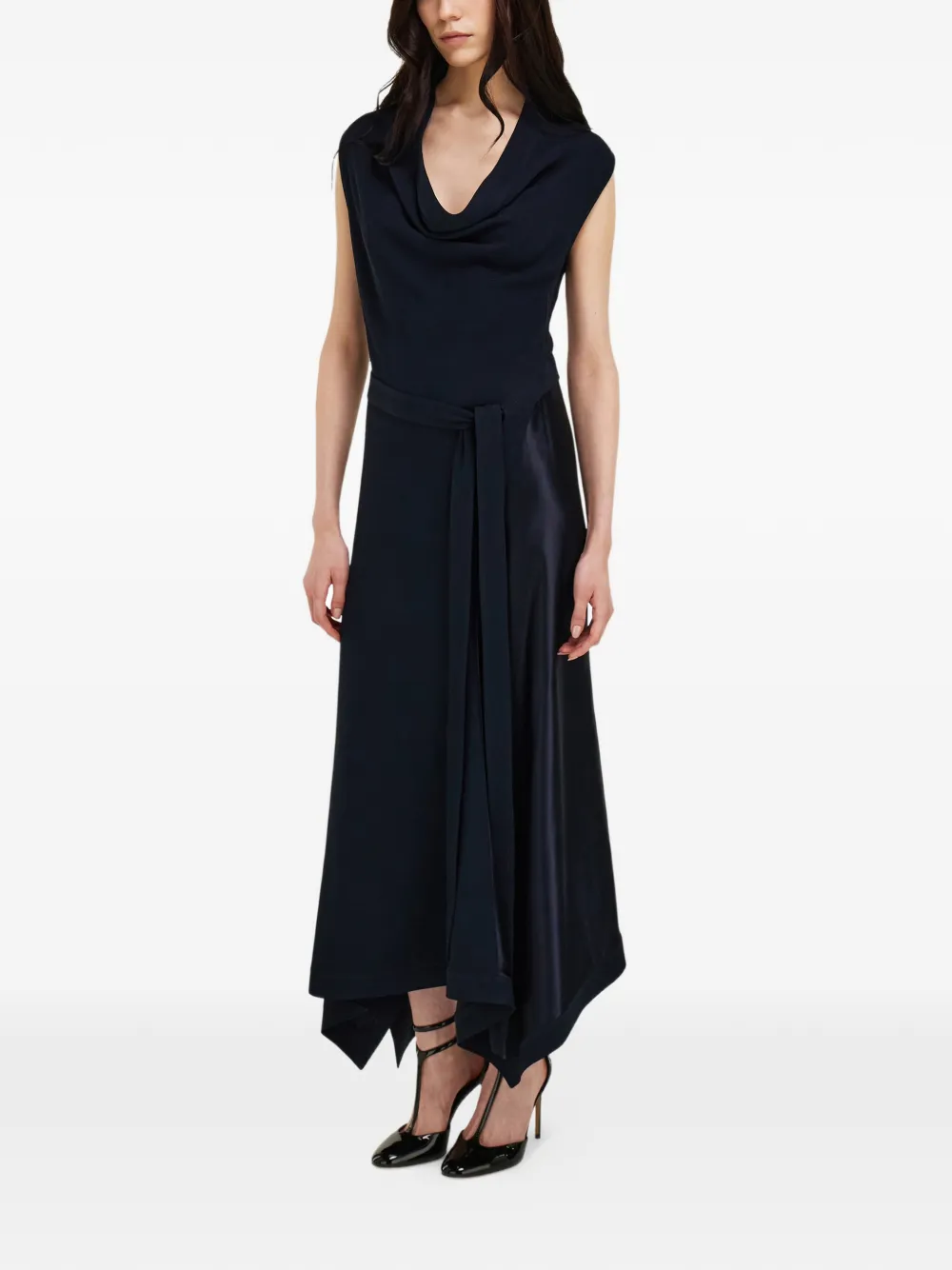Ferragamo Asymmetrische jurk Blauw
