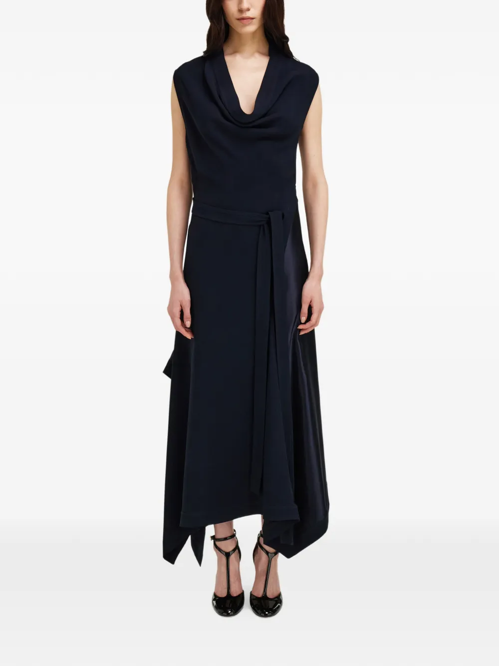 Ferragamo Asymmetrische jurk Blauw