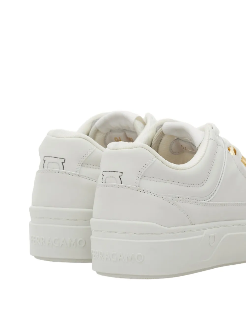 Ferragamo Gancini sneakers Wit