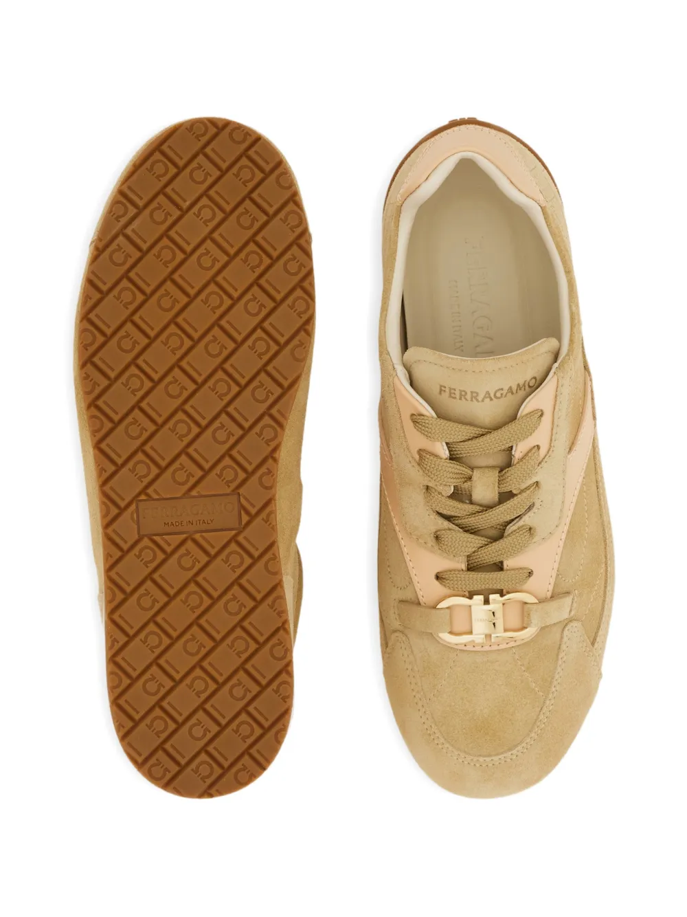 Ferragamo Gancini sneakers Beige