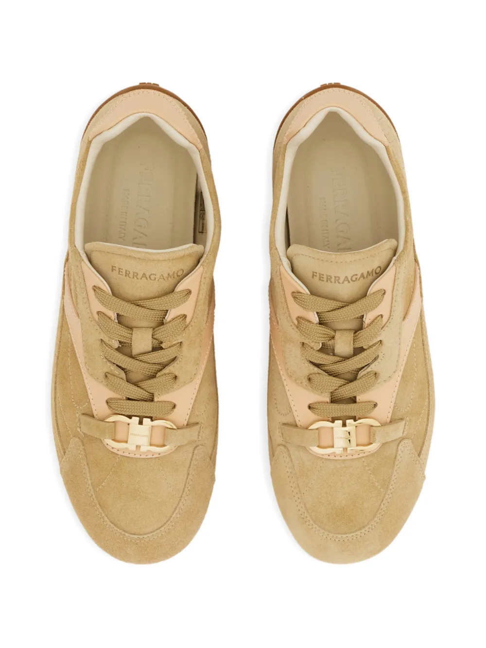 Ferragamo Gancini sneakers Beige