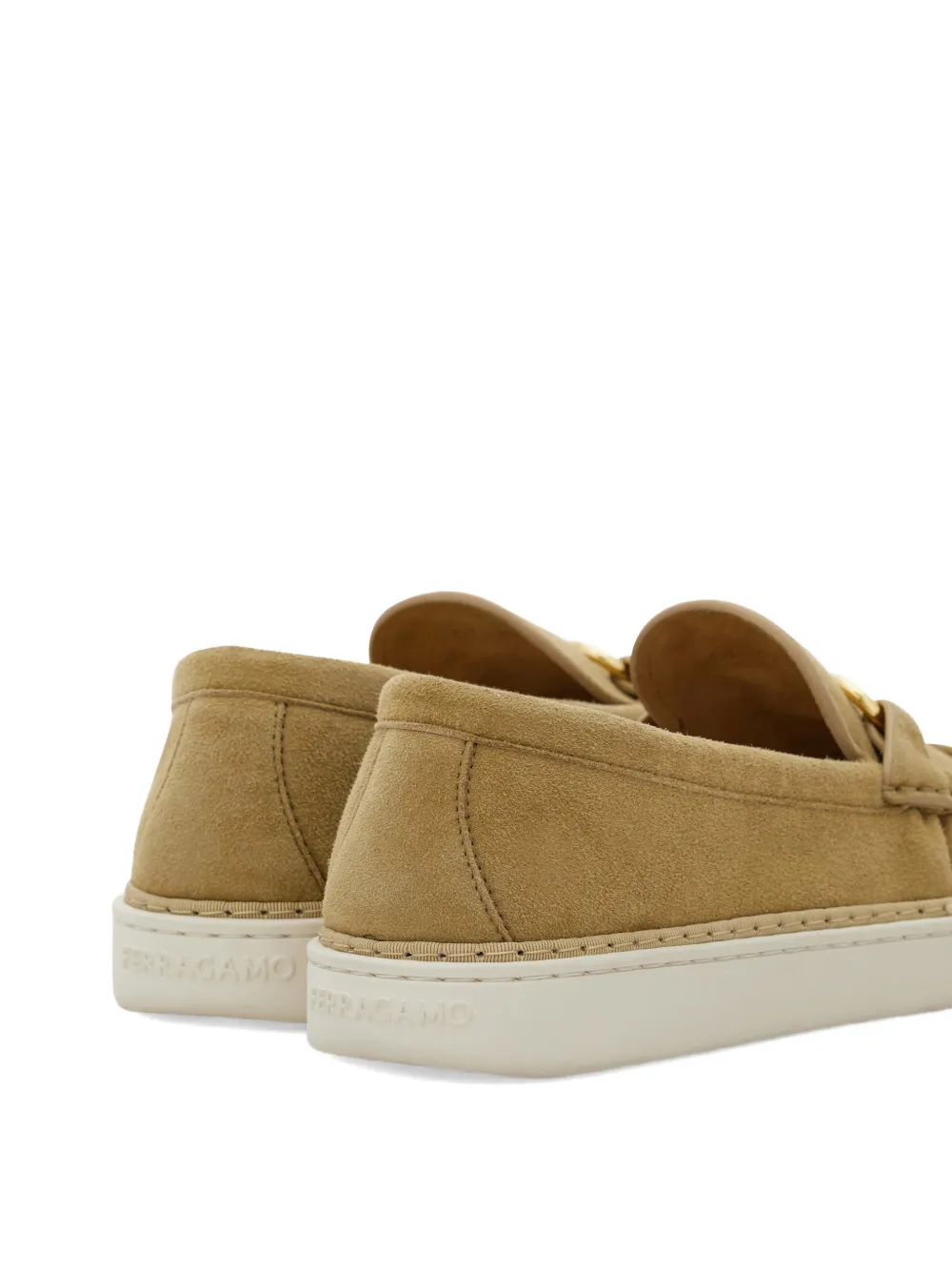 Ferragamo Gancini loafers Beige