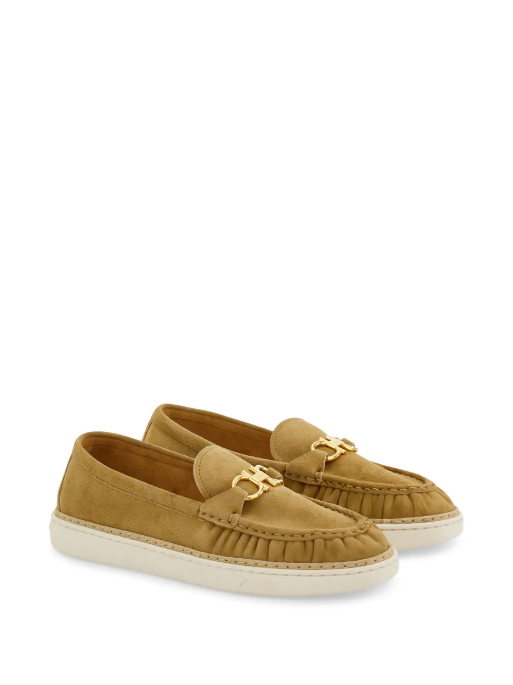 Ferragamo Gancini loafers Beige
