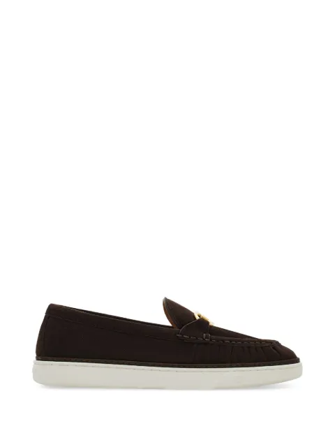 Ferragamo Gancini ornament loafers