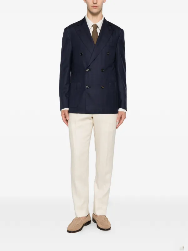 Corneliani double-breasted Jacket | Blue | FARFETCH