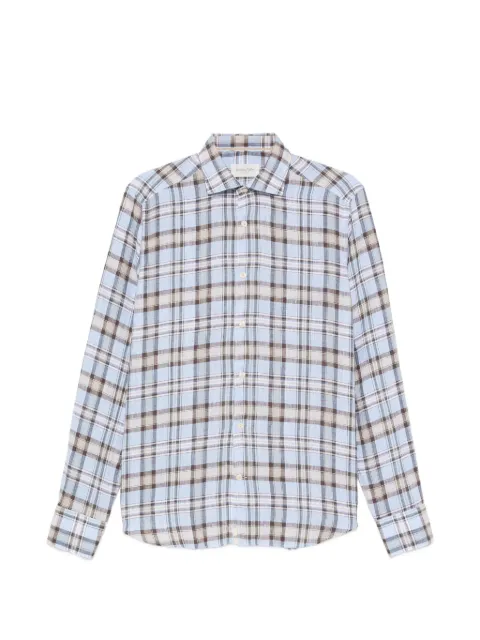 Tintoria Mattei plaid long-sleeve shirt