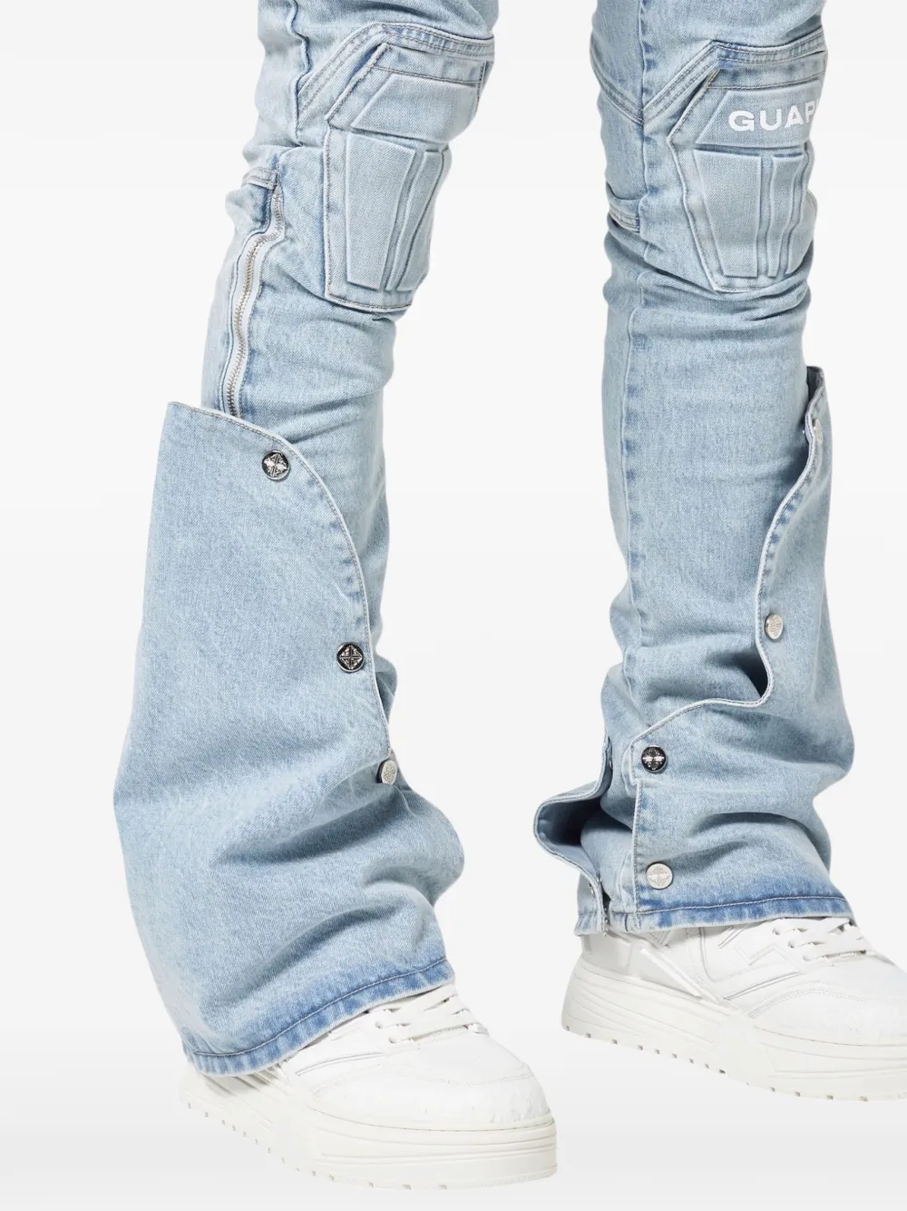 GUAPI Coffin Arc jeans Blauw