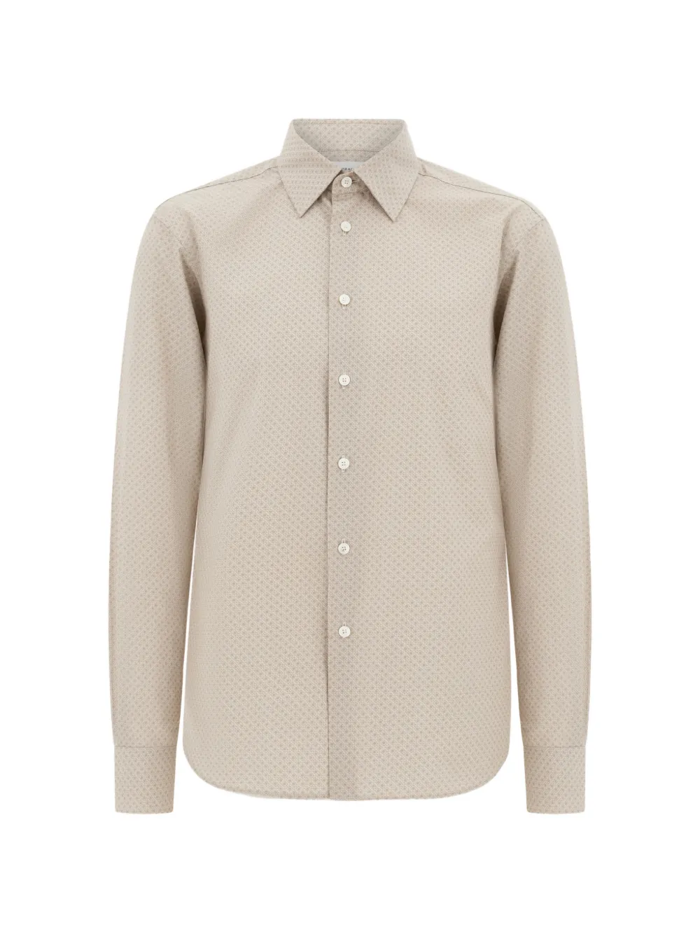 Ferragamo micro-patterned shirt - Neutrals