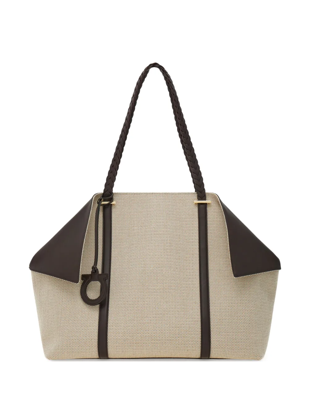 Ferragamo canvas Tote bag (L) - Neutrals