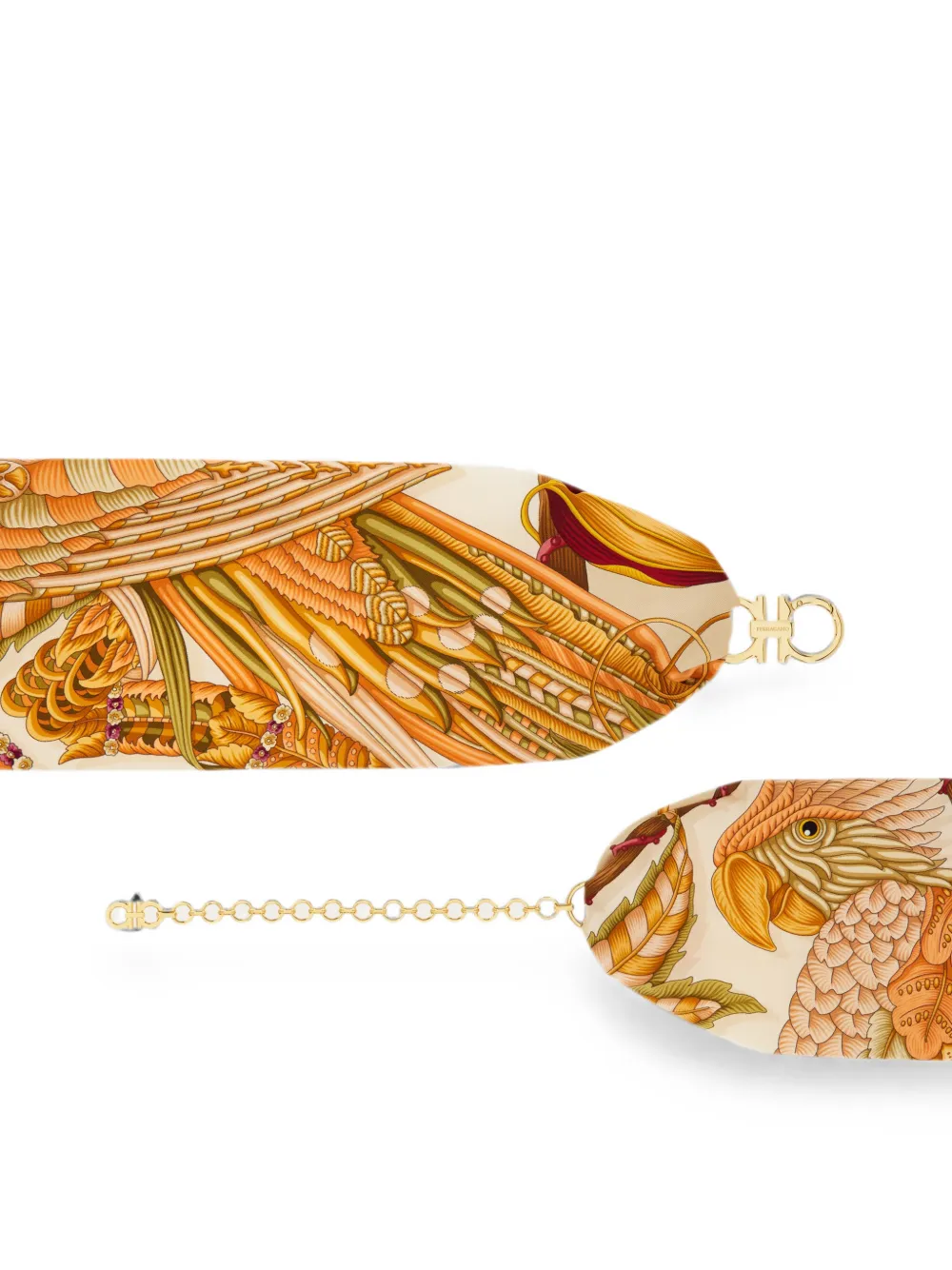 Ferragamo Gancini riem Beige