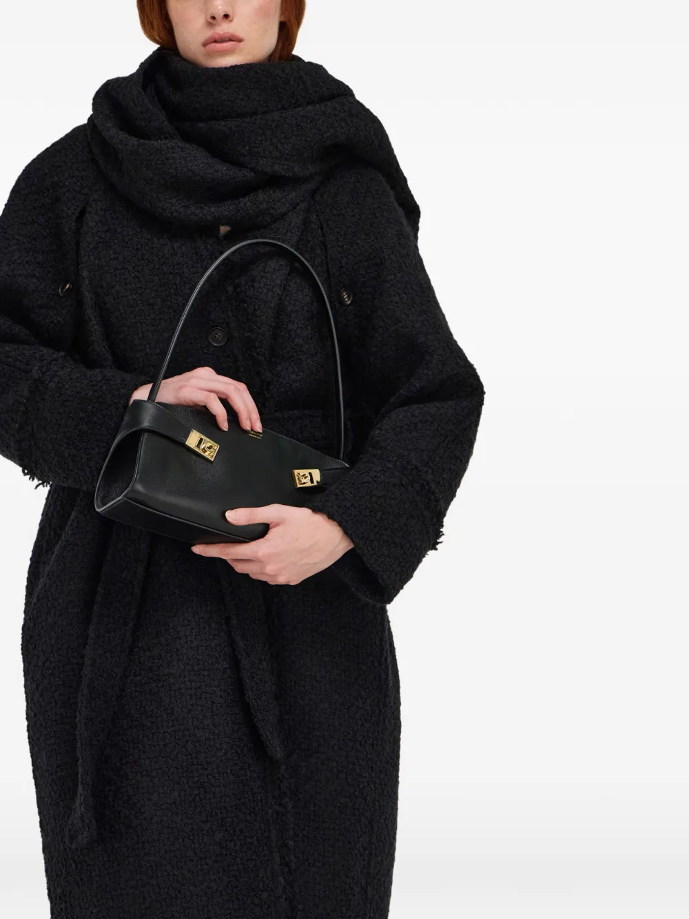 Ferragamo Hug East-West schoudertas Zwart