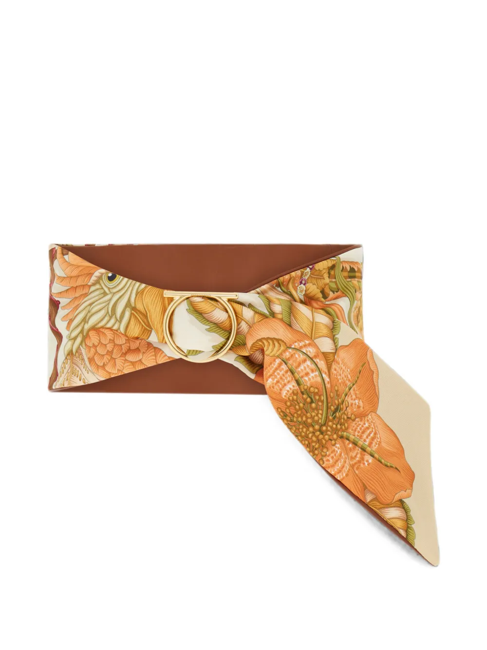 Ferragamo Verstelbare riem Bruin