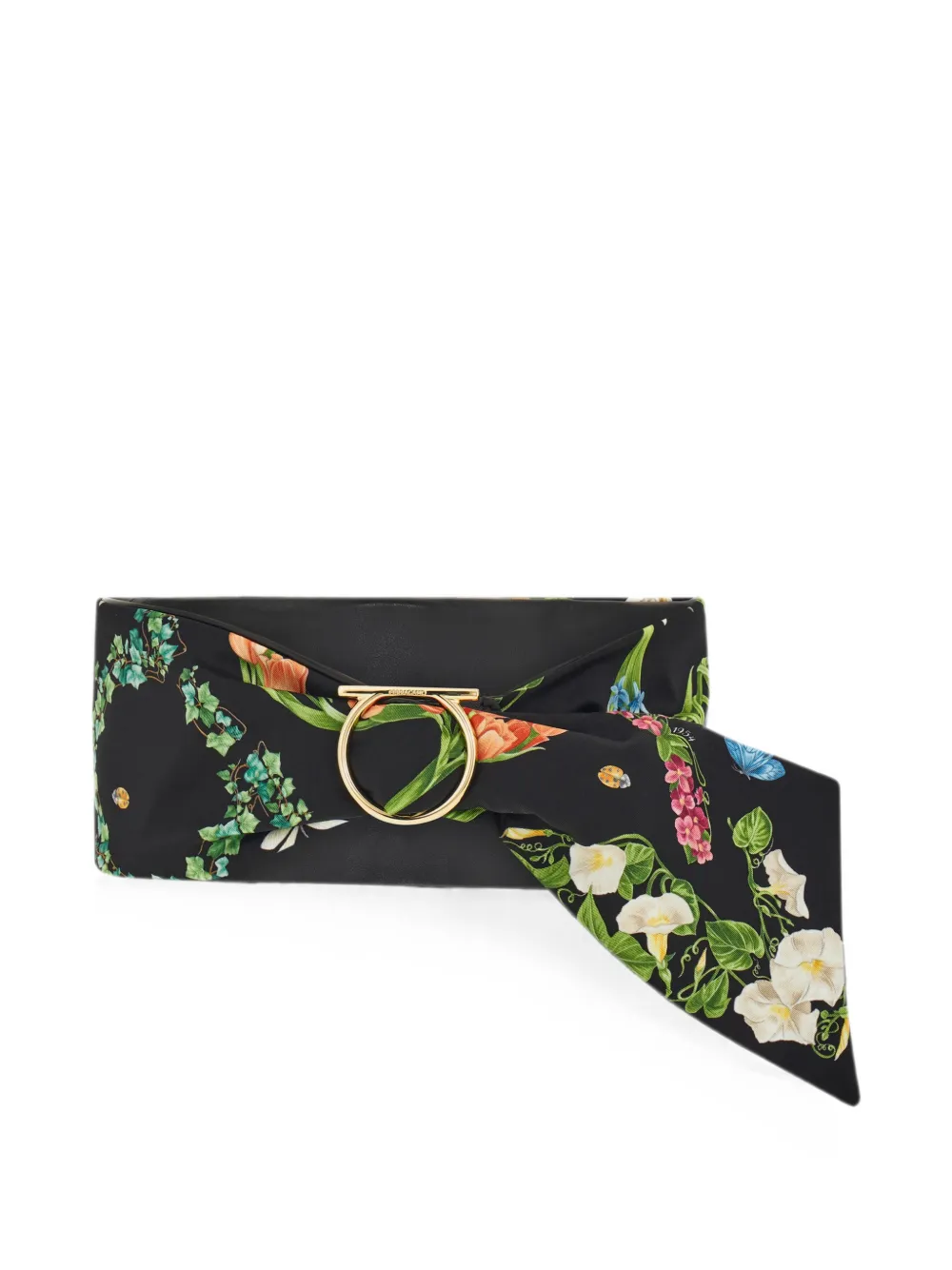 Ferragamo adjustable sash belt - Schwarz
