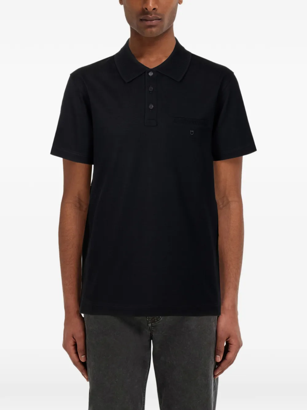 Ferragamo Katoenen poloshirt Zwart
