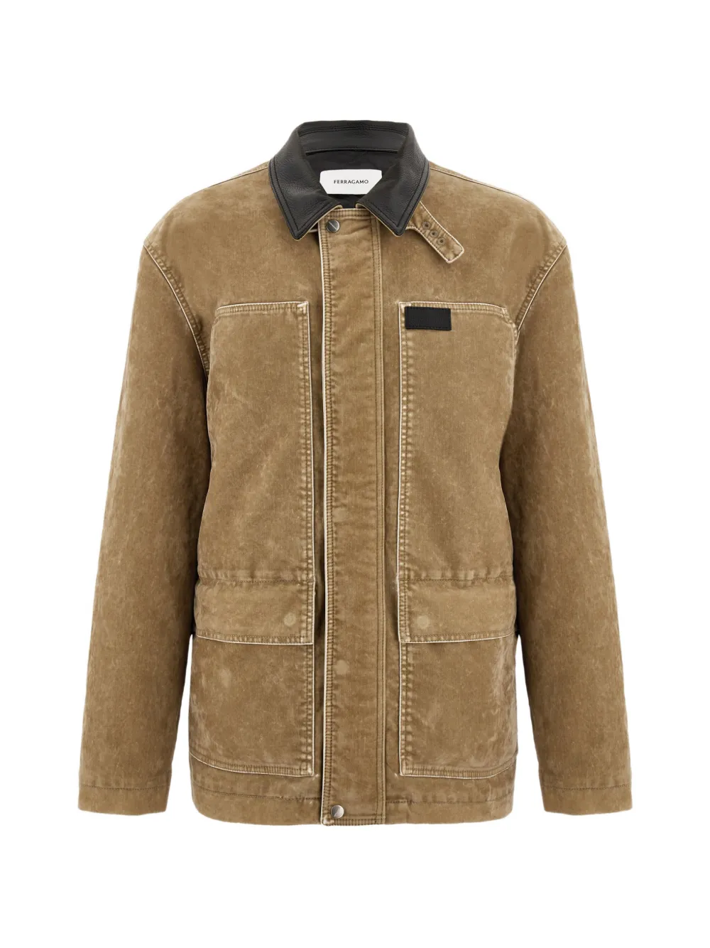 Ferragamo Blusa utility - Toni neutri