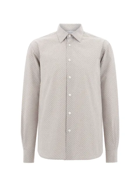 Ferragamo skjorte med mikro-mønster