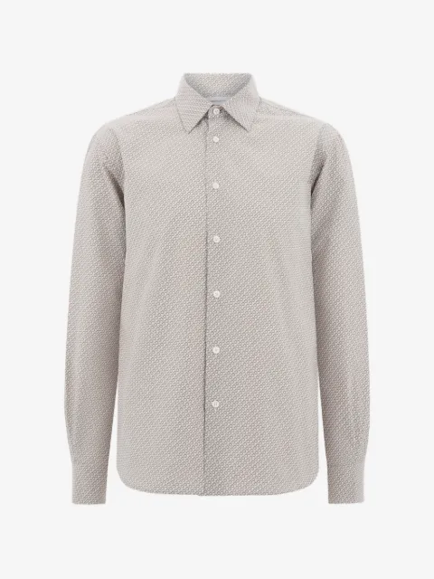 Ferragamo camisa con motivo micro