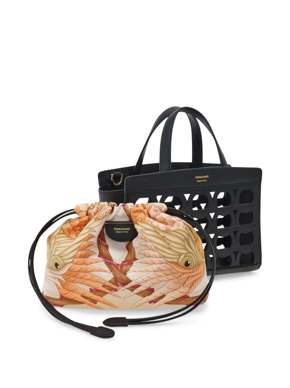 Ferragamo Kleine shopper Zwart