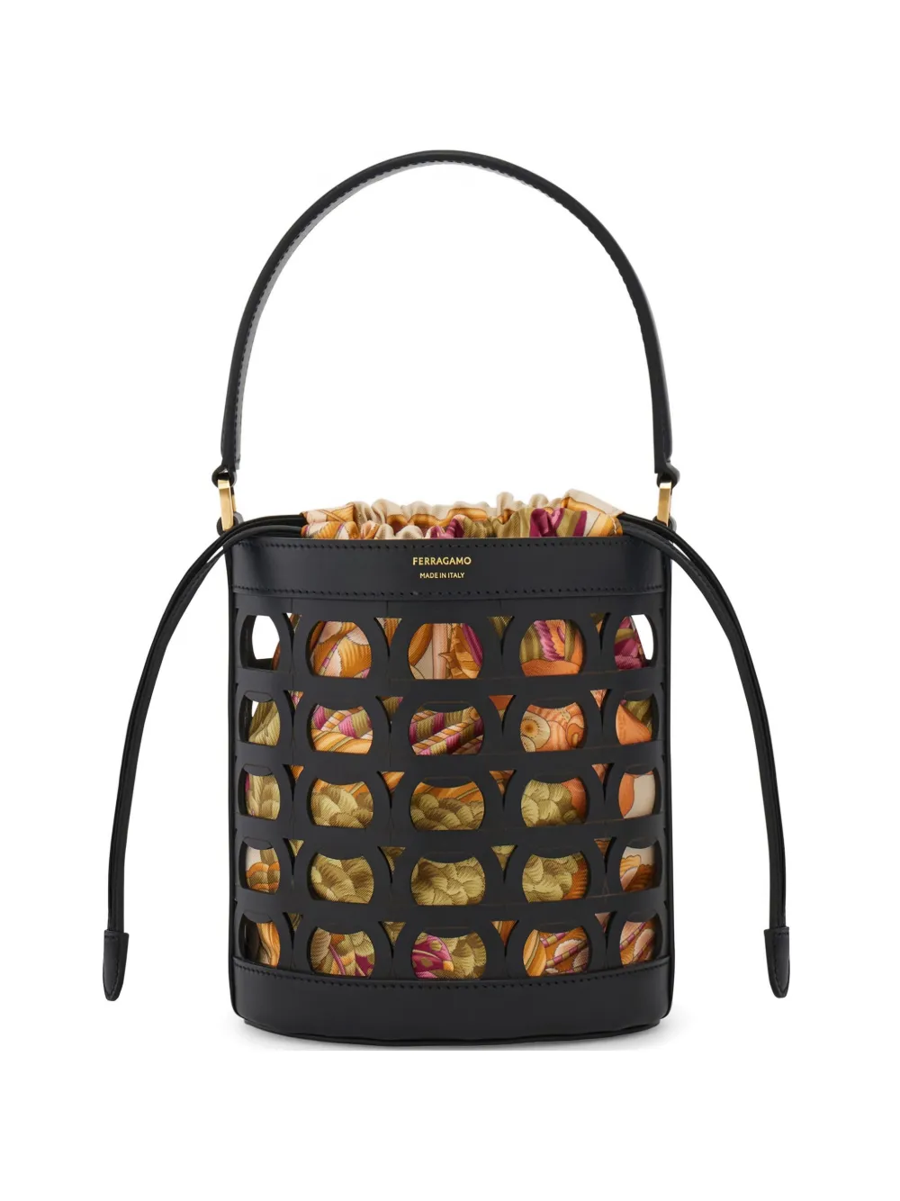 Ferragamo Gancini bucket bag (XS) - Nero