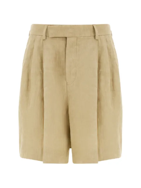 Ferragamo linen bermuda shorts