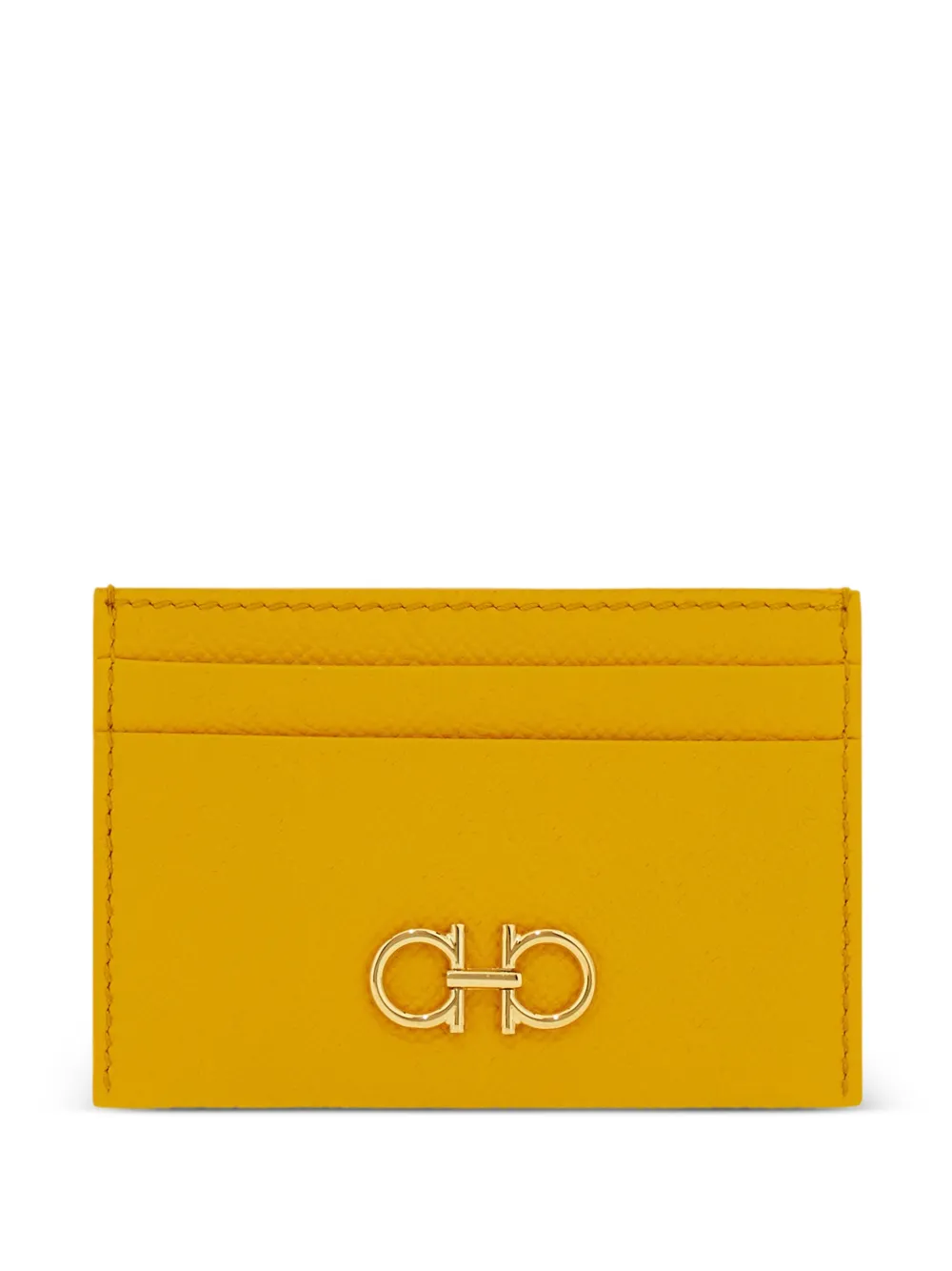 Ferragamo Gancini credit card holder - Giallo