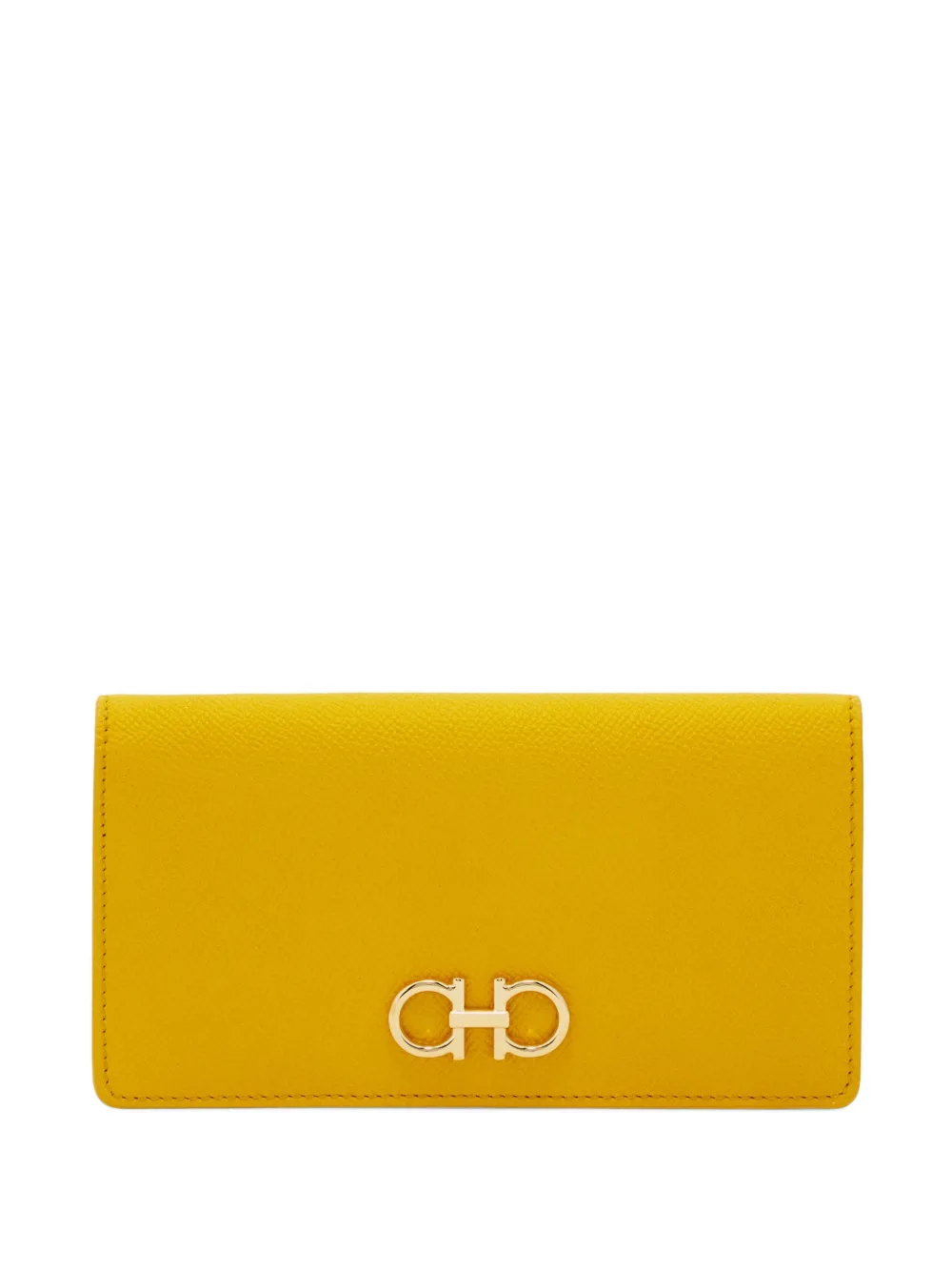 Ferragamo Gancini continental wallet - Giallo