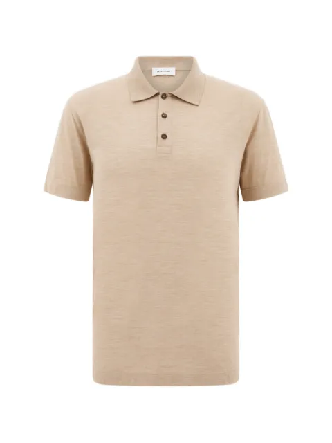 Ferragamo playera tipo polo de seda