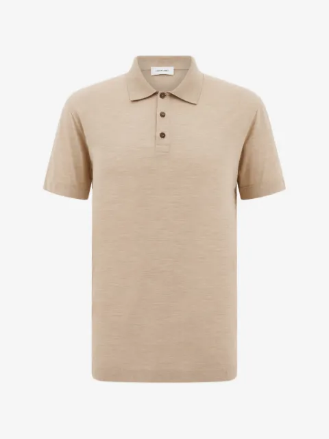 Ferragamo silk polo shirt