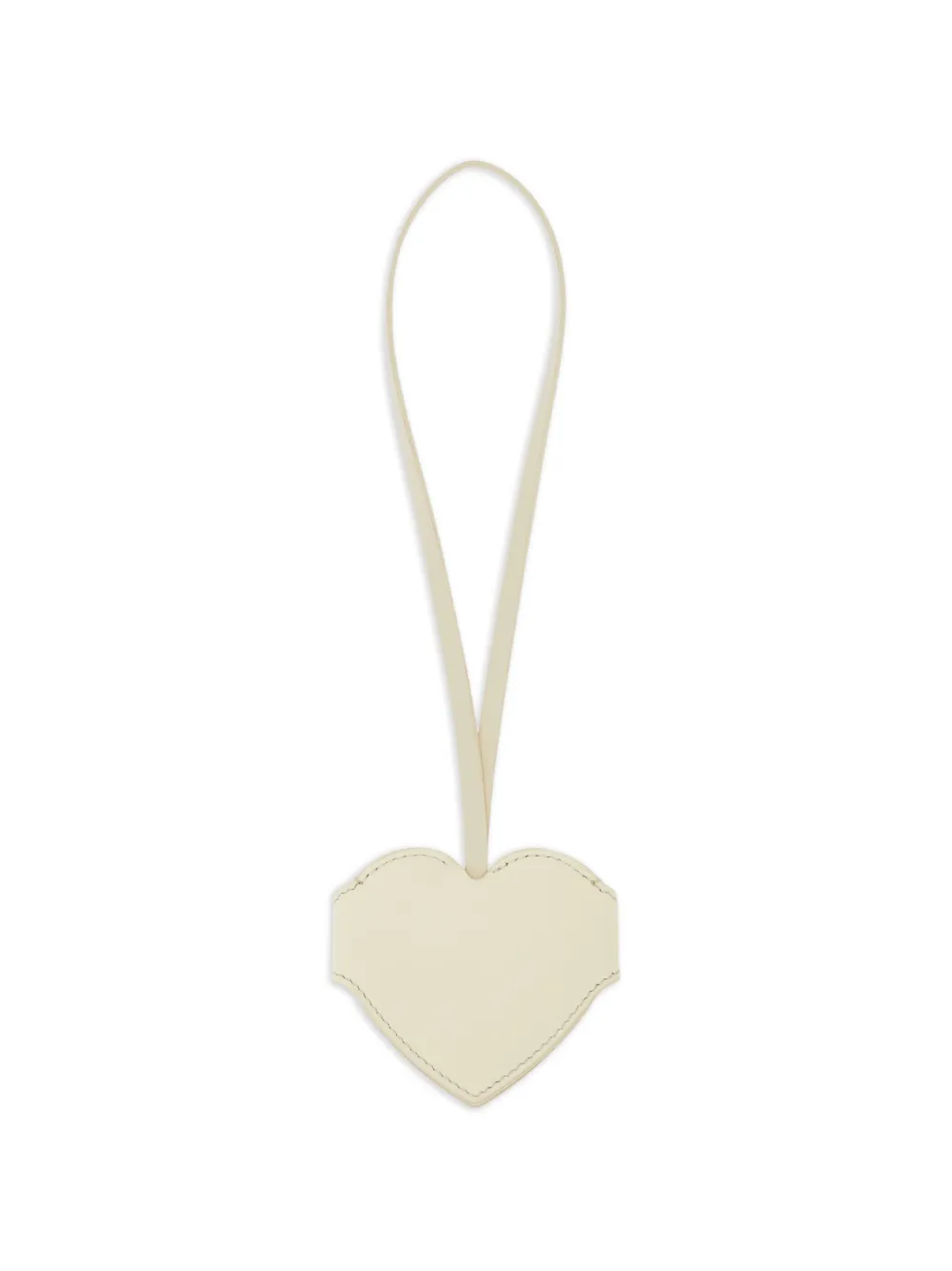 Ferragamo Hug hartvormige spiegel-bedel Wit