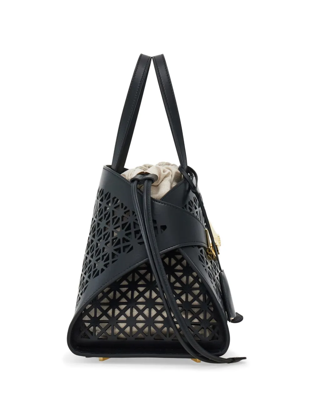 Ferragamo Hug handtas (M) Zwart