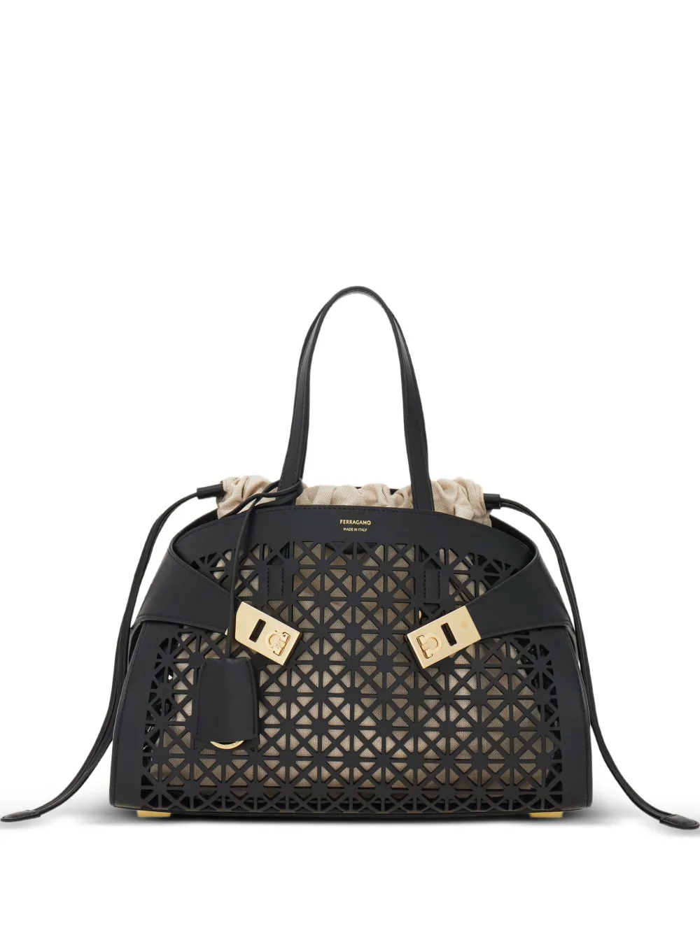 Ferragamo Hug handbag (M) - Black